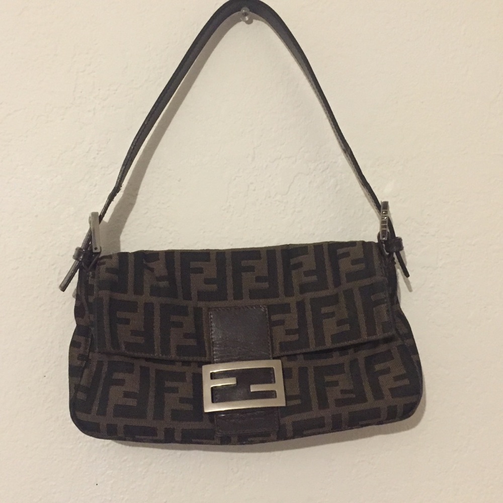 Vintage Fendi Zucca shoulder bag